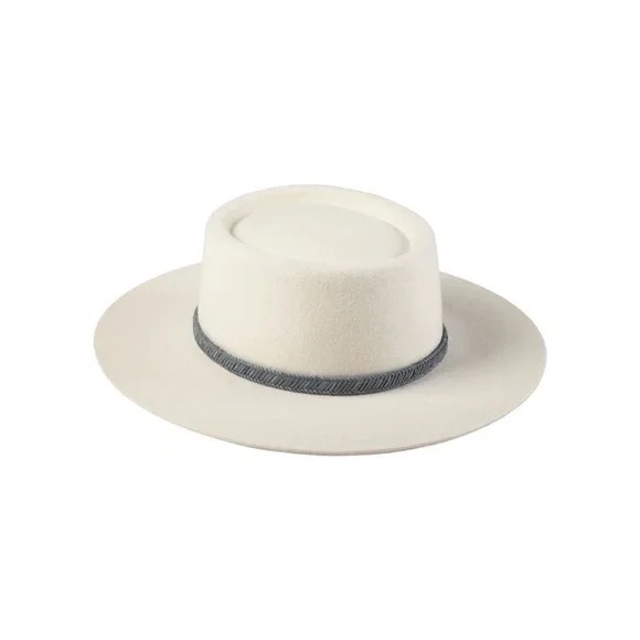 Lack of Color | The Rocky Ivory Boater Hat Medium - Picture 5 of 11